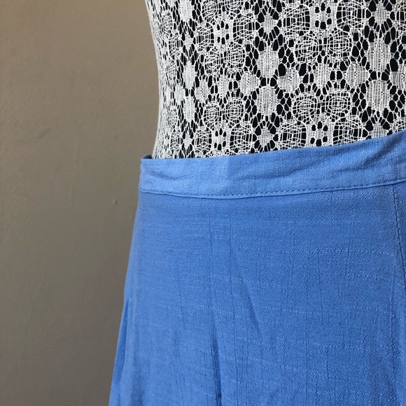 Light Blue Designer Nina K Maxi Skirt - Picture 3 of 5